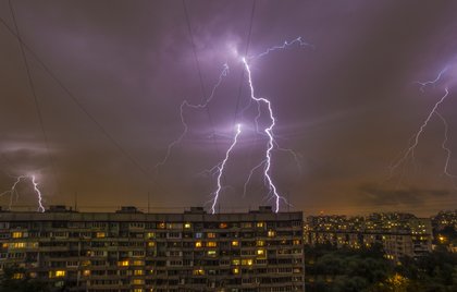 Грозный грозовой разряд